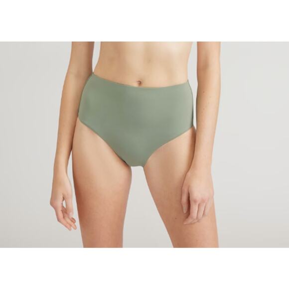 Everlane Womens The High-Rise Hipster Bikini Bottom XXS Swimwear Herb Green NWOT - Picture 1 of 8